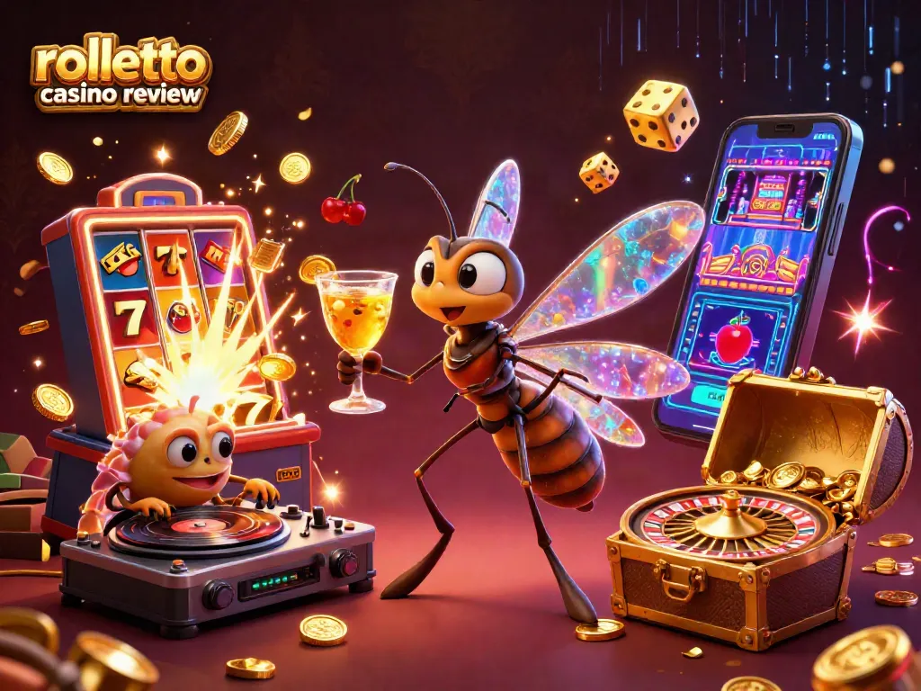 Experience exciting gameplay at Rolletto Casino Review with thrilling winning combinations and bonuses.