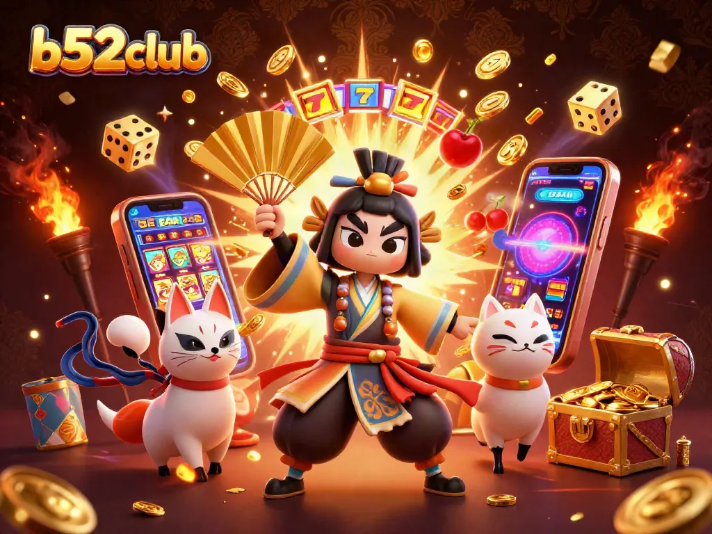 Experience the excitement of b52club with premium jackpot slots and vibrant 3D characters!