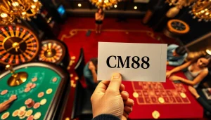 Join the thrilling action at the CM88 casino table where excitement meets strategy.