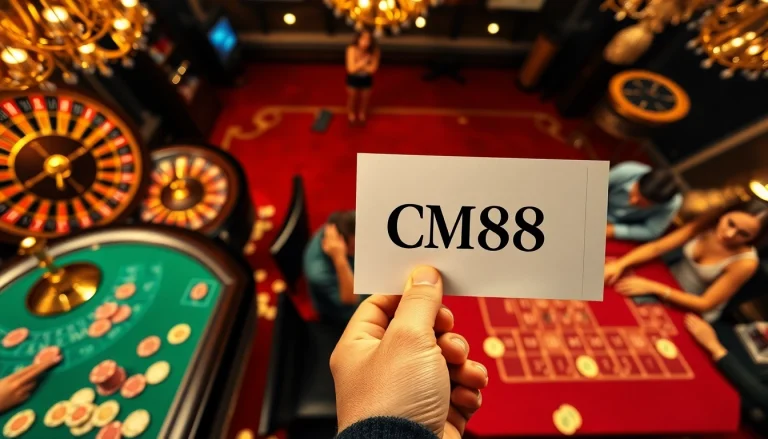 Join the thrilling action at the CM88 casino table where excitement meets strategy.