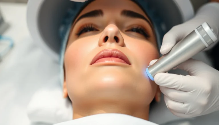 Criolipoliza Sibiu treatment session showcasing advanced cooling technology for targeted fat reduction.