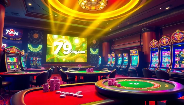 Experience online gambling excitement at 79king.com with immersive casino gaming visuals.