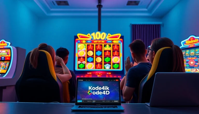 Experience the thrill of winning with Kode4d link in an engaging slot gaming setup.