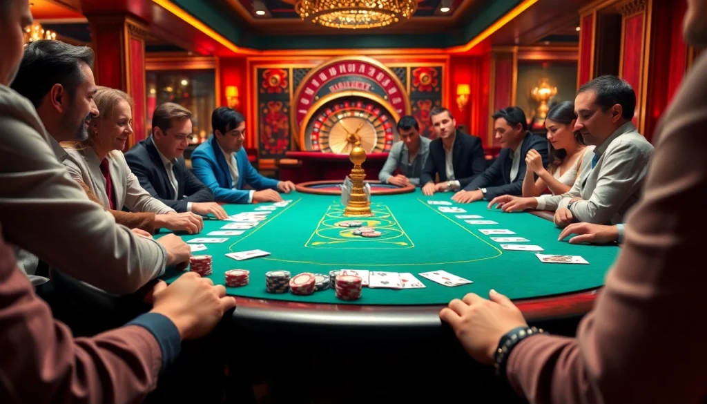 Engage in the thrilling atmosphere of a poker game at rikvip with high-quality chips and cards.