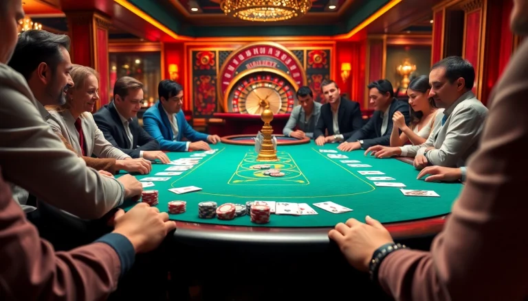 Engage in the thrilling atmosphere of a poker game at rikvip with high-quality chips and cards.