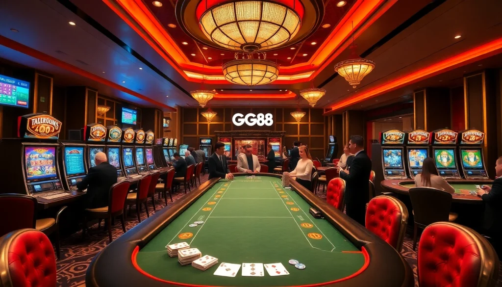 Experience thrilling gambling at https://gg88.shop/ with vibrant tables, luxurious decor, and live players.
