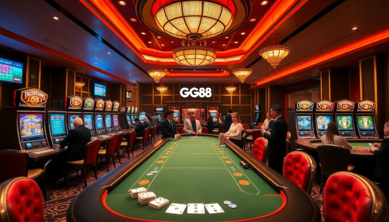 Experience thrilling gambling at https://gg88.shop/ with vibrant tables, luxurious decor, and live players.
