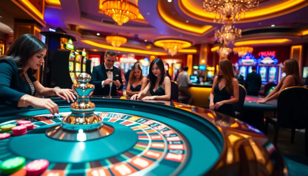 Engage with the electrifying roulette action at https://rr88csn.com/, featuring players immersed in the casino experience.