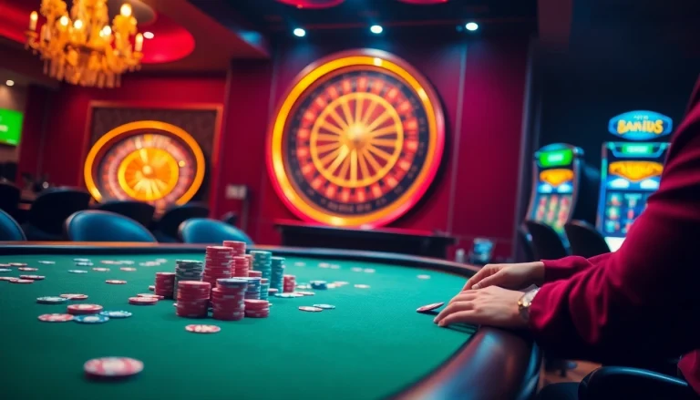 Experience thrilling gameplay at F168's dynamic casino tables with vibrant betting options.