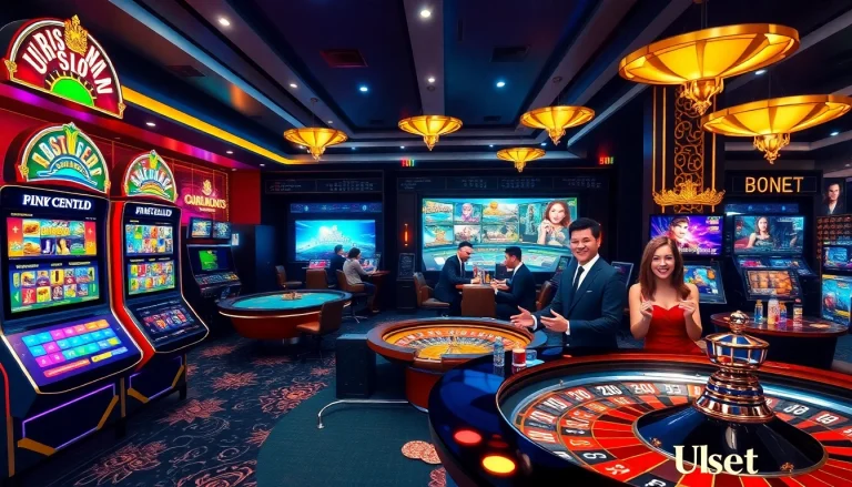 Experience the thrill of gambling at nhà cái usbet with vibrant casino elements and engaging gameplay.
