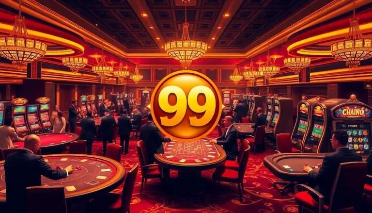 Experience the thrill of PS 99 with players enjoying vibrant casino games and betting excitement.
