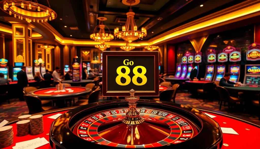 Experience the thrill of gambling at the Go 88 casino with exciting poker games and vibrant slot machines.