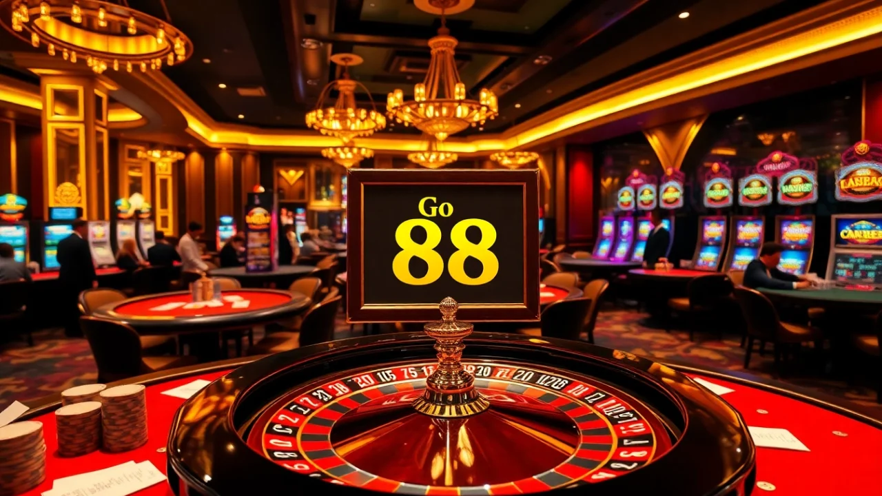 Experience the thrill of gambling at the Go 88 casino with exciting poker games and vibrant slot machines.
