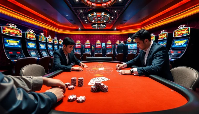 Experience the thrill at Casino XX88 with vibrant poker action and dazzling slot machines.