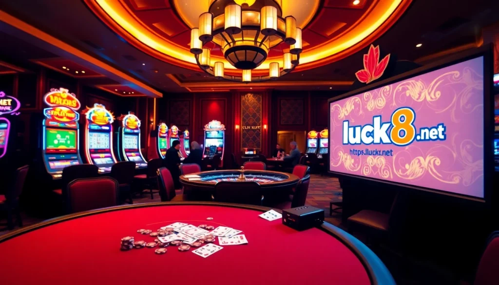 Trải nghiệm sự hứng khởi của cá cược tại https://luck8.net với bầu không khí casino sống động.