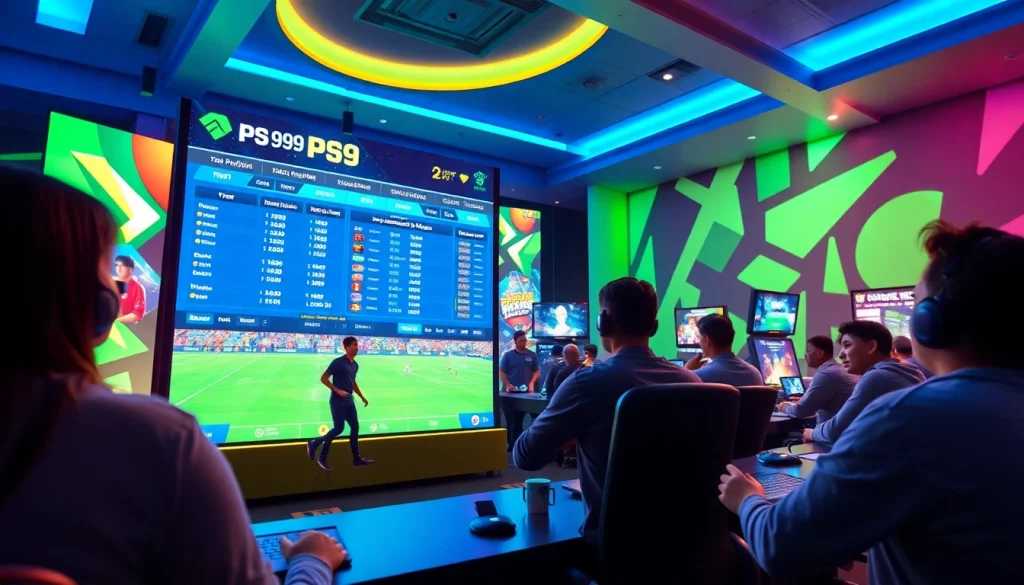 Experience exciting online gaming with PS 99 sports betting platform, vibrant digital interface.