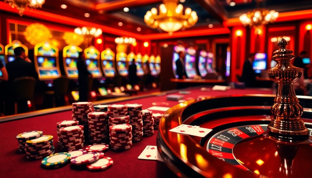 Experience exciting gameplay with five88 vin featuring high-stakes poker action and vibrant casino elements.