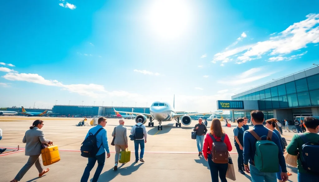 Vietnam Airlines VN168 aircraft at Hanoi airport with travelers boarding