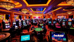 Players enjoying exhilarating games at LUCK8 casino, exploring options at https://luck8f.jpn.com/ for a thrilling experience.