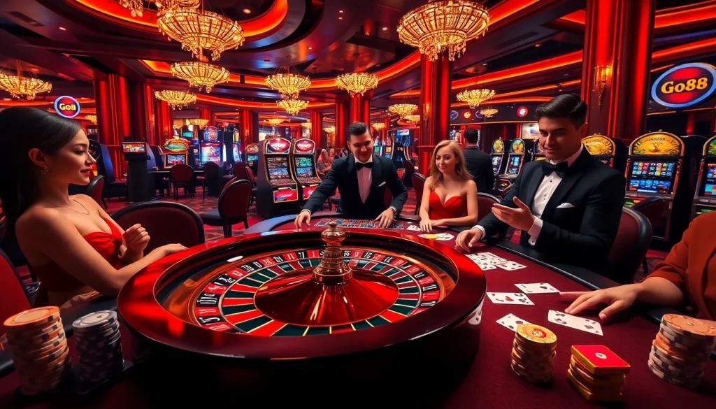 Experience the thrill at go 88 club with players enjoying engaging casino games.