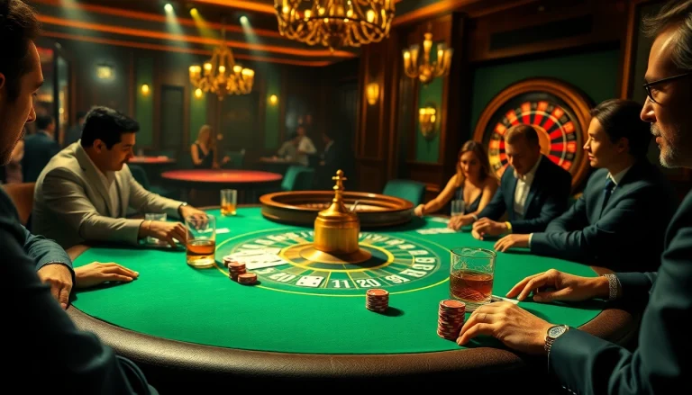 Engaging poker game scene at https://hit-club.games/ with chips and cards highlighting casino excitement.