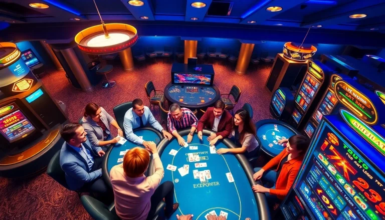 Experience the thrill of online gaming at sbobet.dance with vibrant casino ambiance.