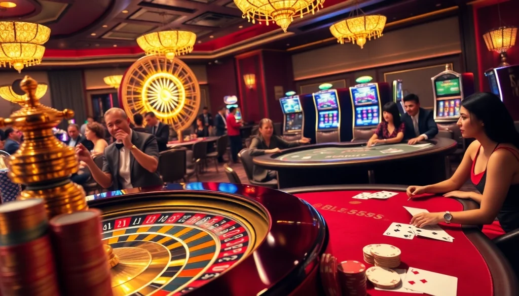 Experience the thrill of high-stakes gambling at BL555 casino, featuring vibrant tables and exciting games.
