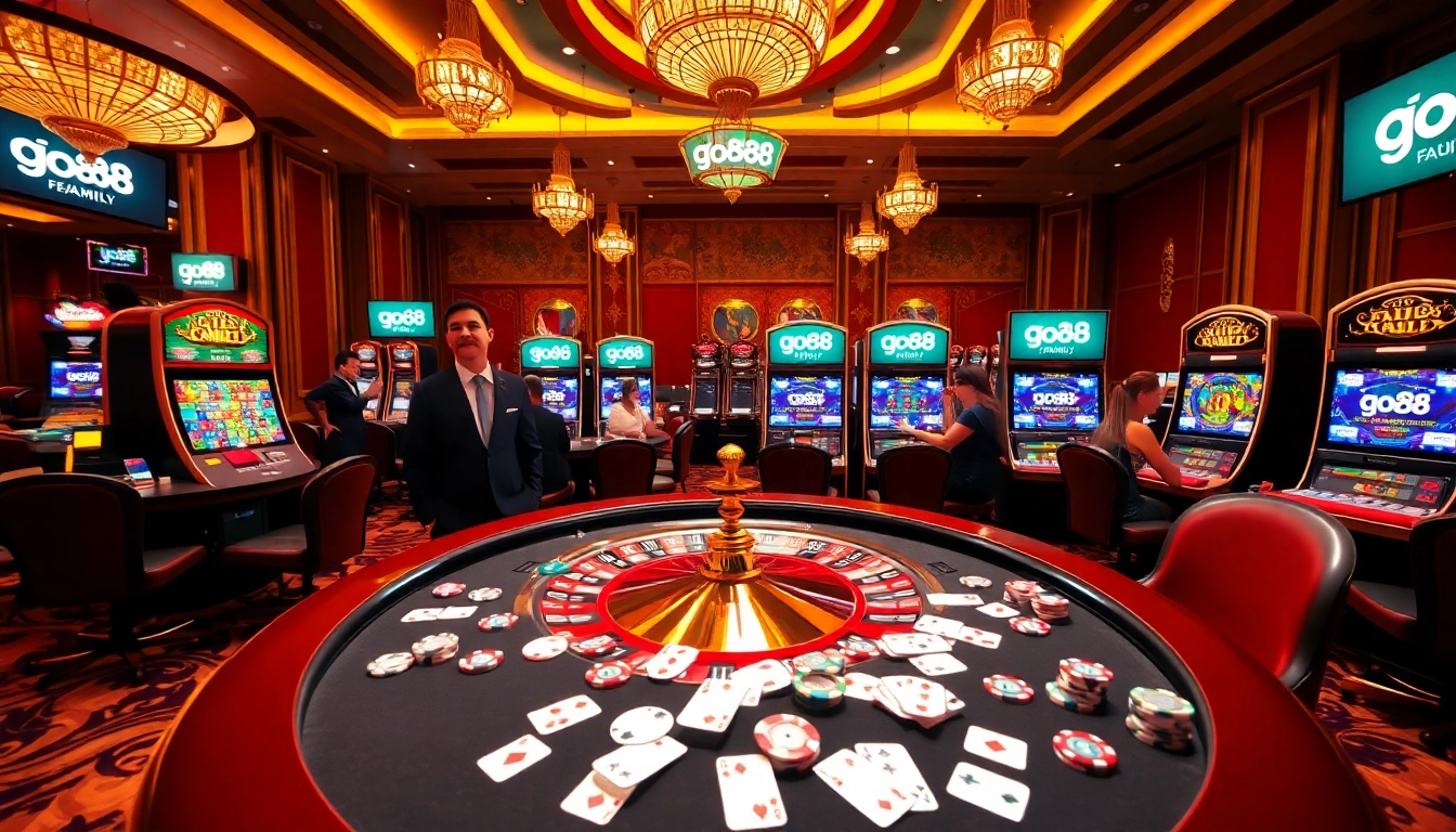 Experience high-stakes gaming at go88.family featuring vibrant slots and poker excitement.