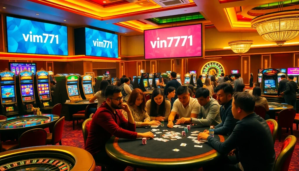 Experience thrilling gameplay at vin7771 with engaging poker and casino action.