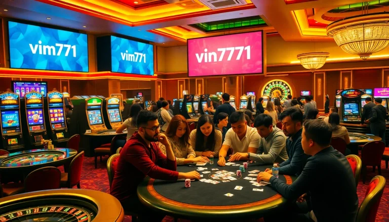 Experience thrilling gameplay at vin7771 with engaging poker and casino action.
