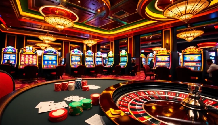 Engaging players strategize at the poker table in vibrant ambiance of https://58win.talk/ casino.