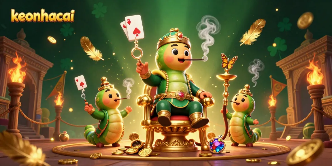 Experience thrilling gameplay with keonhacai in this vibrant, 3D gambling scene featuring unique characters and dynamic elements.