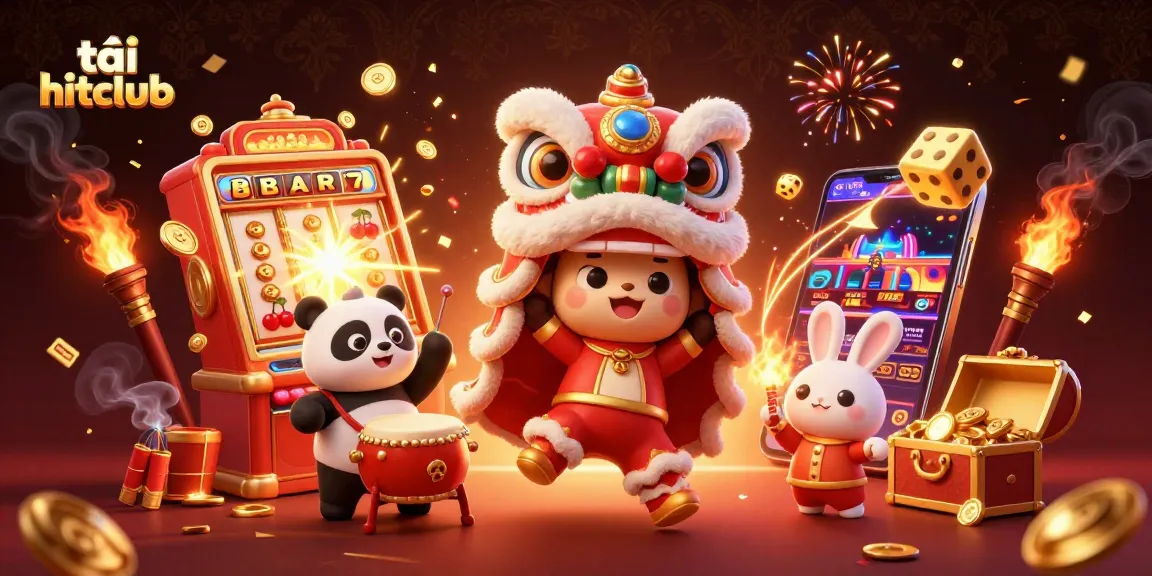 Enjoy exciting action by tải hitclub and experiencing thrilling casino gameplay with vibrant characters and game elements!