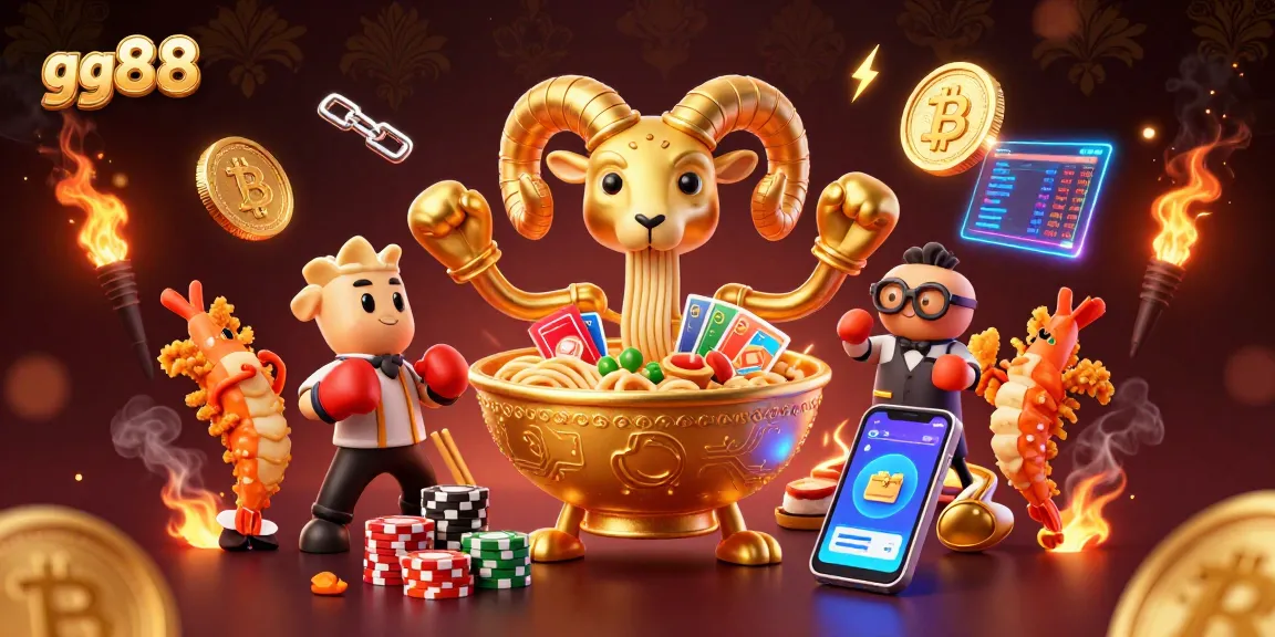 Experience thrilling games at gg88 with engaging cartoon characters stacked with coins and crypto elements.